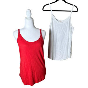 Set of 2 T.LA for ANTHROPOLOGIE Strappy Tank Tops Size Large